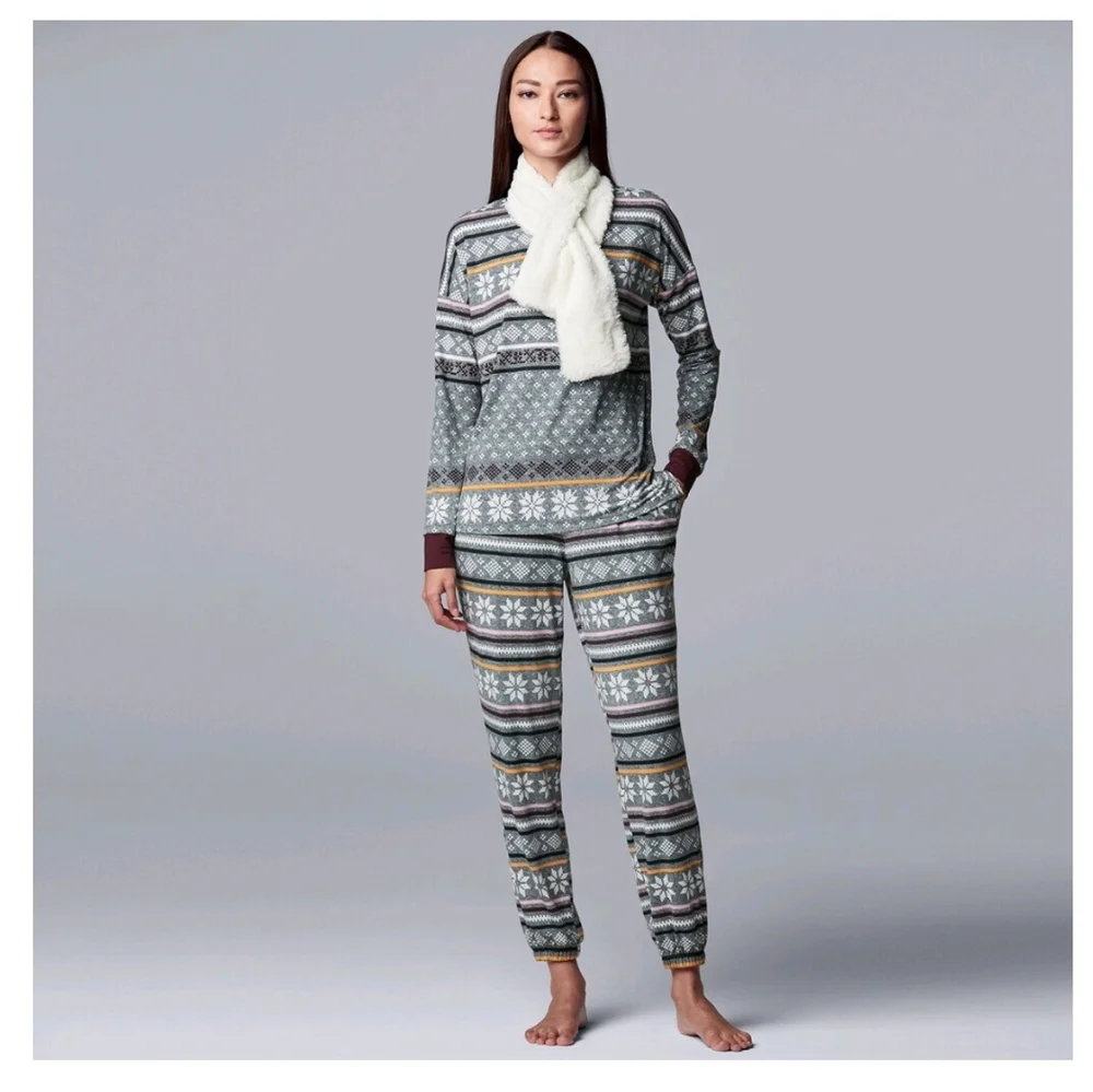 Vera Wang 3 piece pajama